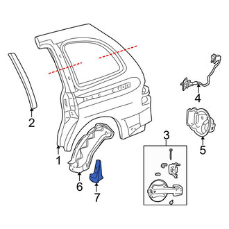 Ford OE - Front Mud Flap