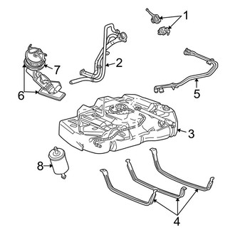 Ford OE - Fuel System Components (Base / Limited / SE / SEL / SES)
