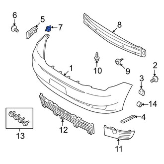 Ford OE - License Plate Bracket Nut