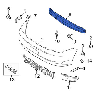 Ford OE - Front Bumper Impact Bar