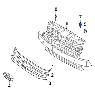 Ford OE - Radiator Support Access Cover Bolt