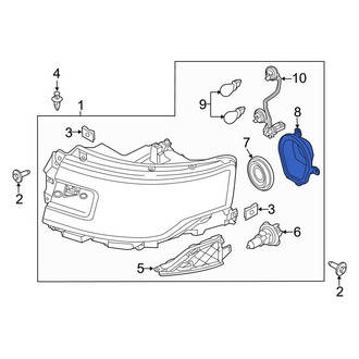 Ford OE - Front Headlight Bulb Cap