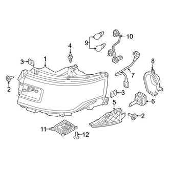 Ford OE - Front Lamps - Headlamp Components (HID)