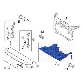 Ford OE - Front Radiator Support Splash Shield