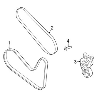 Ford OE - Cooling - Belts & Pulleys (C Engine VIN Character)