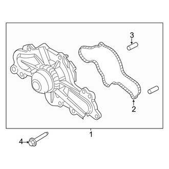 Ford OE - Cooling - Water Pump (From 01/02/2012), (C Engine VIN Character)