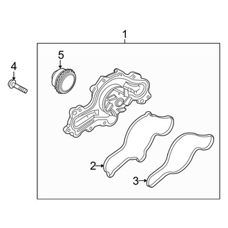 Ford OE - Cooling - Water Pump (To 12/31/2011), (T Engine VIN Character)
