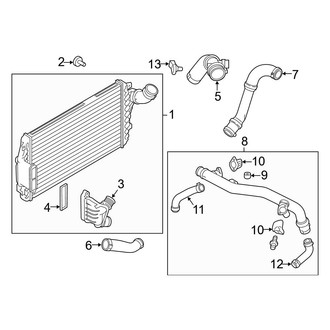 Ford OE - Cooling - Intercooler (T Engine VIN Character)