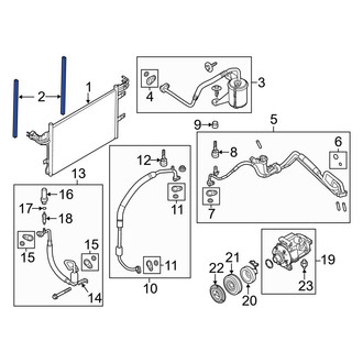 Ford OE - A/C Condenser Seal