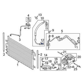 Ford OE - A/C Refrigerant Line O-Ring