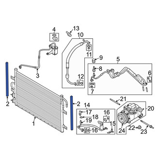 Ford OE - A/C Condenser Seal