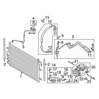 Ford OE - Upper A/C Line O-Ring