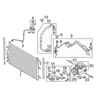 Ford OE - Upper A/C Line O-Ring