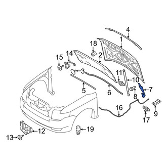 Ford OE - Front Left Hood Hinge