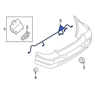 Ford OE - Rear Parking Aid System Wiring Harness