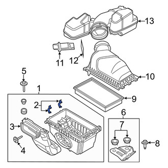 Ford OE - Air Filter Housing Clamp