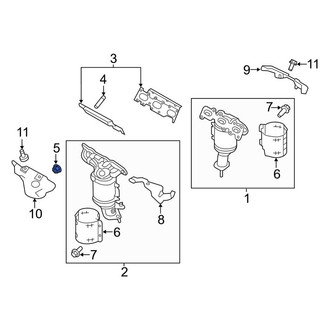 Ford OE - Exhaust Manifold Nut