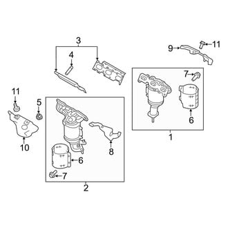 Ford OE - Exhaust System - Manifold (8 Engine VIN Character)