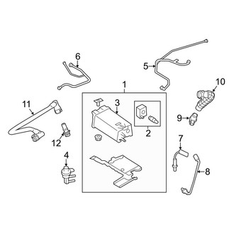 Ford OE - Emission System - Emission Components (C Engine VIN Character)