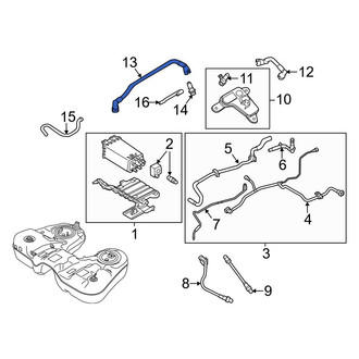 Ford OE - Evaporative Emissions System Lines