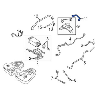 Ford OE - PCV Valve Hose