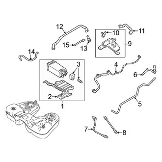 Ford OE - Emission System - Emission Components (T Engine VIN Character)