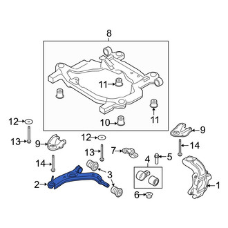 Ford OE - Front Left Suspension Control Arm