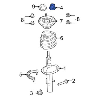 Ford OE - Upper Suspension Strut Nut