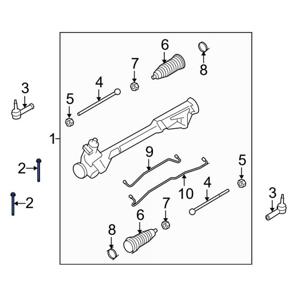 Rack and Pinion Bolt