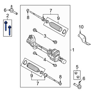 Ford OE - Rack and Pinion Bolt