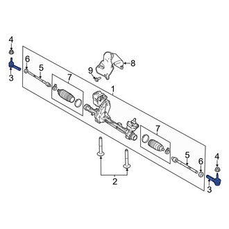 Ford OE - Inner Steering Tie Rod End