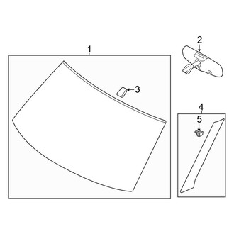 Ford OE - Windshield Glass