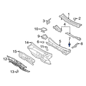 Ford OE - Cowl Cover Bolt
