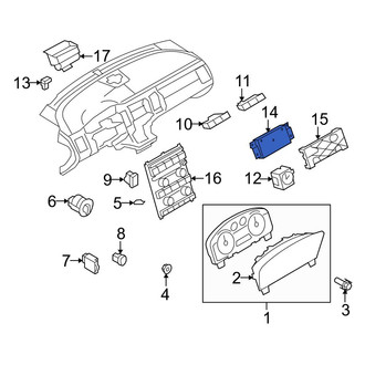 Ford OE - HVAC Temperature Control Panel