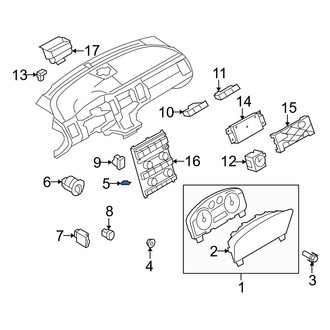 Ford OE - Instrument Panel Nut
