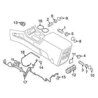 Ford OE - Front Console (Switches & Sockets)