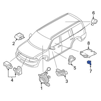 Ford OE - Seat Track Position Sensor