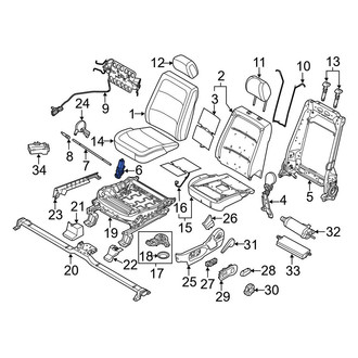 Ford OE - Front Right Seat Motor