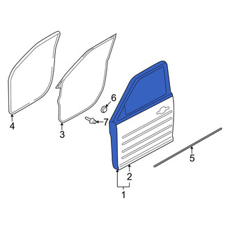Ford OE - Front Left Door Shell