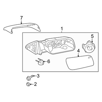 Ford OE - Front Door - Outside Mirrors