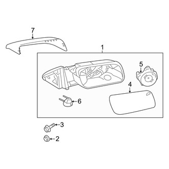Ford OE - Front Door - Outside Mirrors