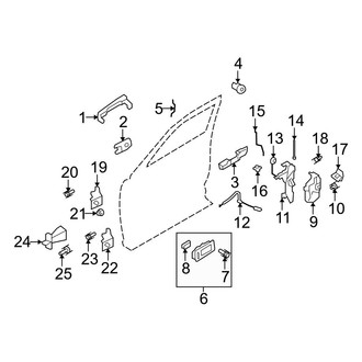 Ford OE - Front Door - Lock & Hardware