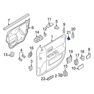 Ford OE - Front Door Interior Trim Panel Cap