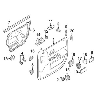 Ford OE - Front Door - Interior Trim