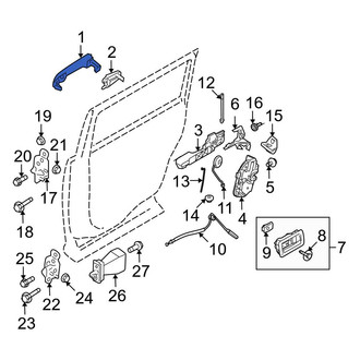 Ford OE - Rear Outer Exterior Door Handle