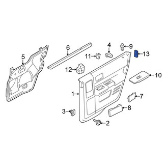 Ford OE - Front Door Interior Reflector