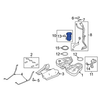 Ford OE - Right Electric Fuel Pump