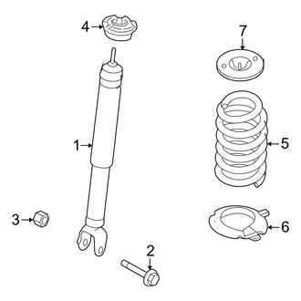 Ford OE - Rear Suspension - Shocks & Components (FWD)