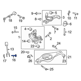 Ford OE - Front Transmission Crossmember Bolt
