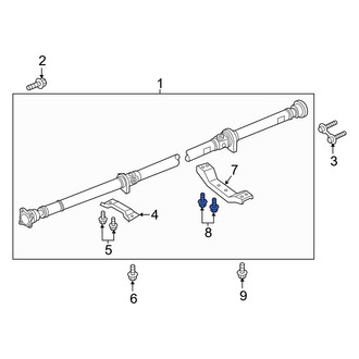 Ford OE - Drive Shaft Center Support Bolt